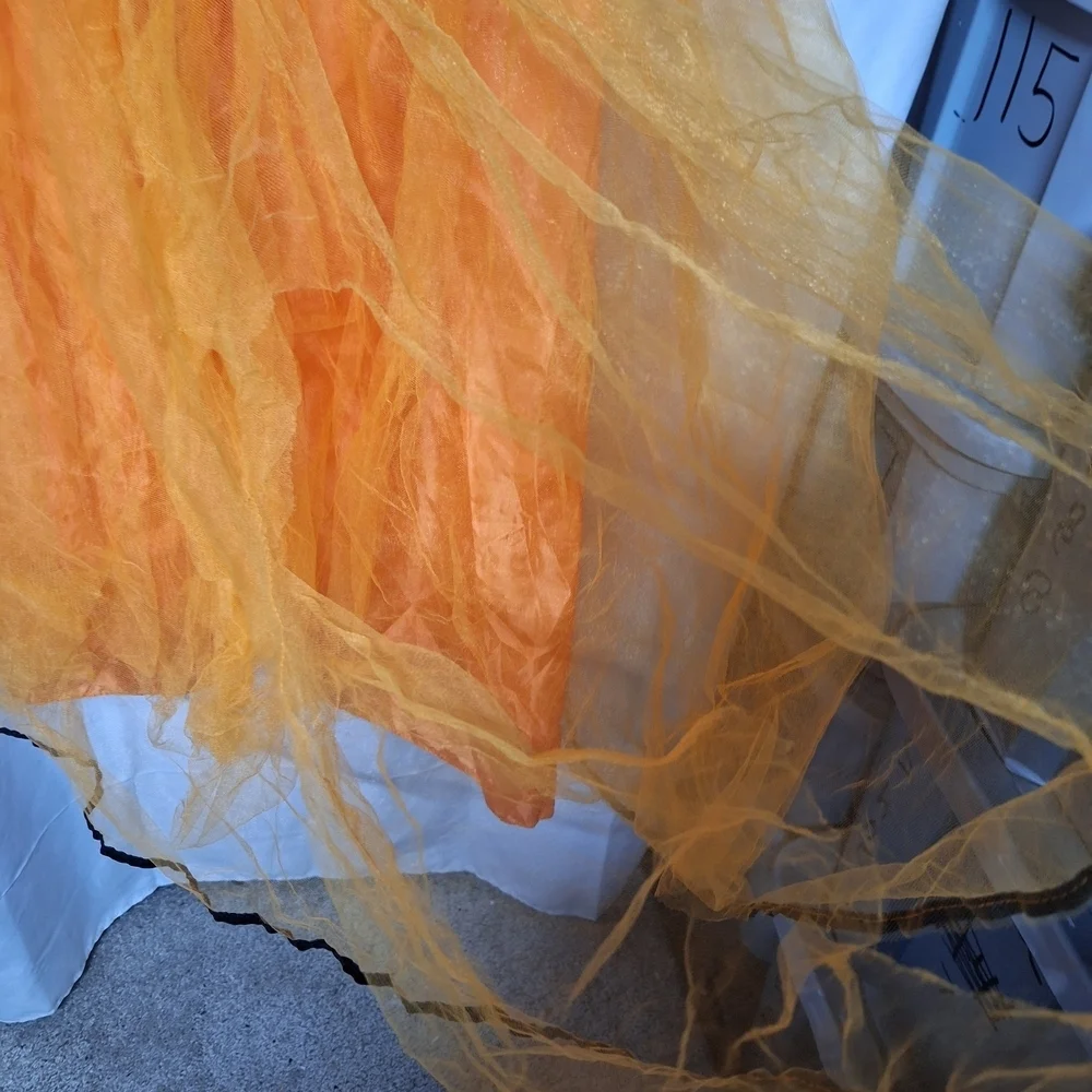 Charming Halloween Costume - Black and Orange  Dress  Dress-up